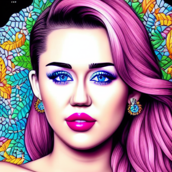 Miley Cyrus Coloring Pages