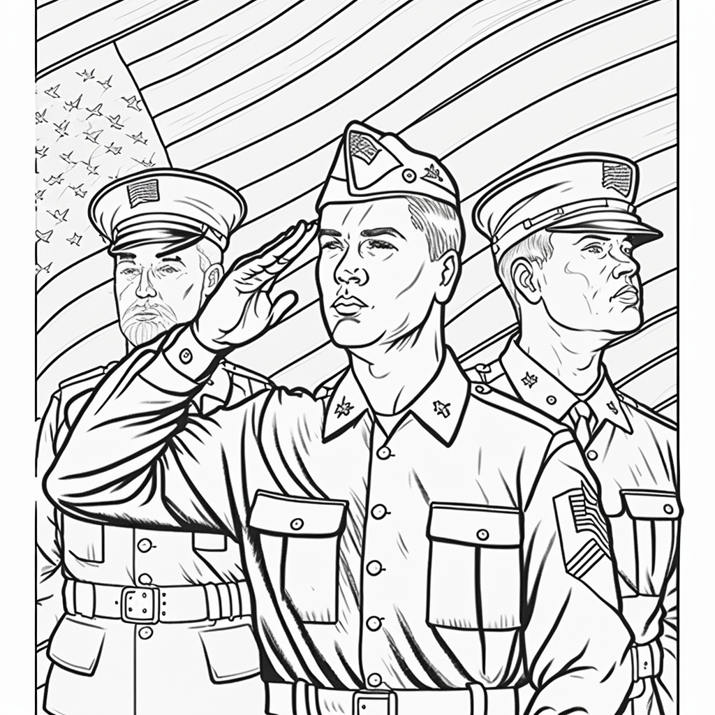 Free Veterans Day Coloring Pages